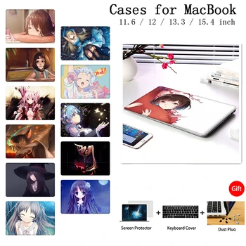 

New Laptop Case For MacBook Pro 13.3 15.4 Inch With Touch Bar Keyboard Cover A1466 A1932 A2179 A2159 A1706 A1707 A1990 A1708