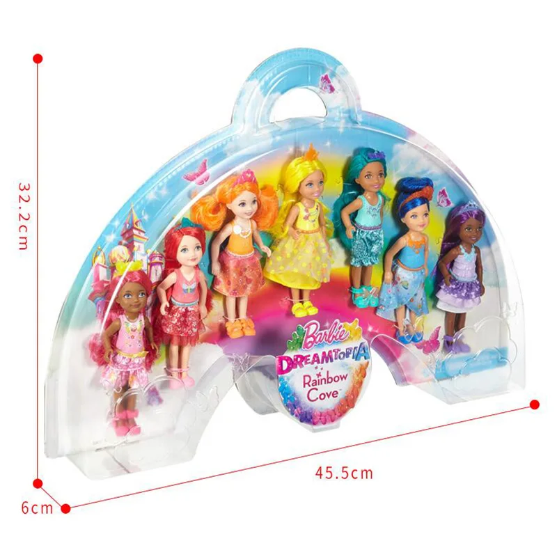 Куклы Барби Dreamtopia Rainbow Bay 7 кукла игрушка для детей Девочка День рождения подарки для детей модная фигурка подарок Boneca Brinquedo