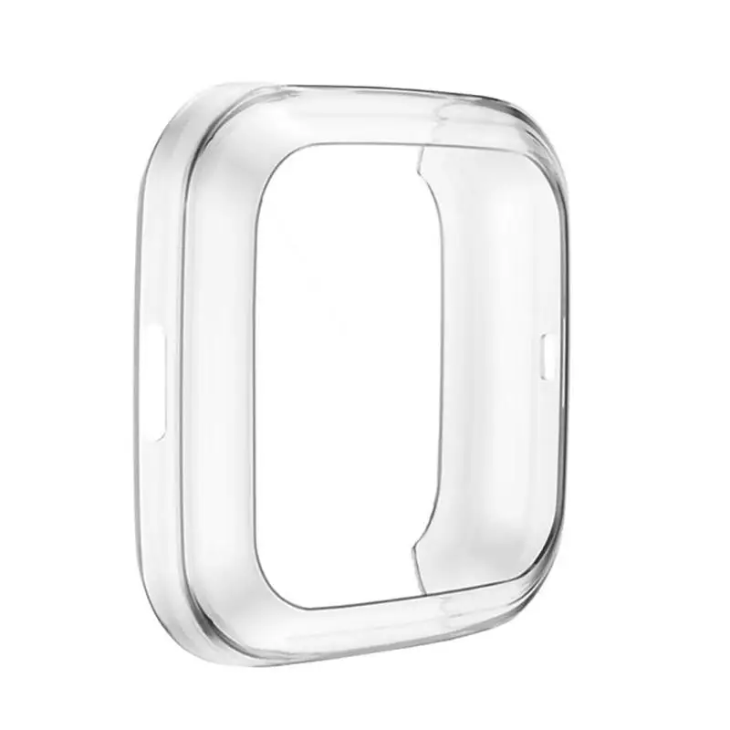Новинка, 10 цветов, мягкий ТПУ чехол для Fitbit Versa, 2 ремешка, водонепроницаемый корпус для часов, Защита экрана для Fitbit Versa 2, Смарт-часы