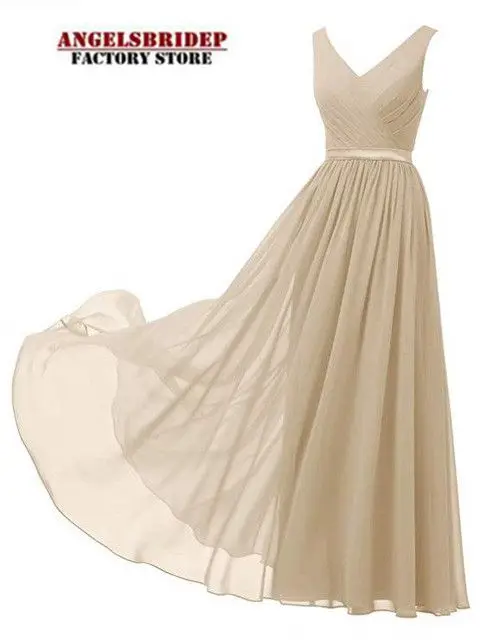 ANGELSBRIDEP-V-Neck-Long-Bridesmaid-Dresses-Chiffon-Empire-Waist-Vestido-da-dama-de-honra-Formal-Wedding (3)