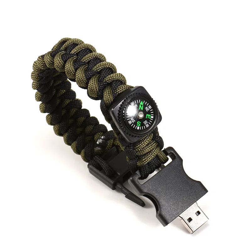 A JASTER, хит, нейлоновый браслет, USB с компасом, флеш-накопитель, USB 2,0, ручка, drive4G, 8G, 16G, 32G, 64G, 128G, подарок на день рождения, u диск - Цвет: A