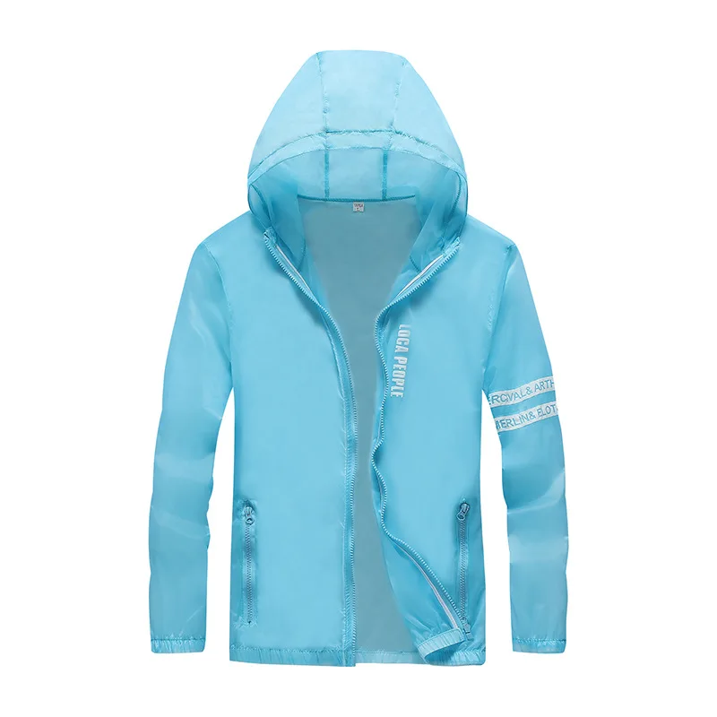 Открытый стиль УФ-защита для мужчин и женщин с принтом Солнцезащитная одежда для пар ветряной защиты Ультратонкий дышащий Быстросохнущий