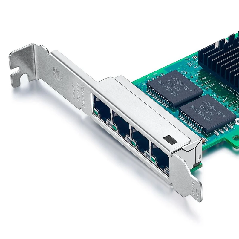 4 Порты и разъёмы PCI-E гигабитный сетевой карты для Intel 82580 серверный адаптер PCI-E 10/100/1000 Мбит/с четырехъядерным процессором RJ45 сетевой адаптер