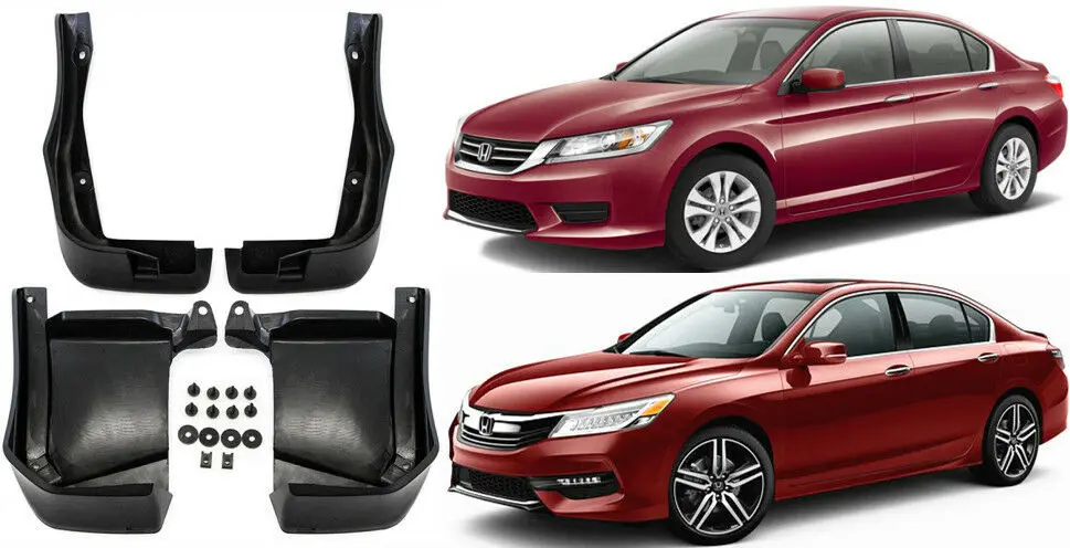 4 шт передний задний расширитель крыла автомобиля Брызговики для Honda Accord 4 двери 2013