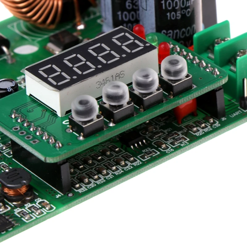DC снижена Напряжение плата преобразователя цифровой Питание модуль DC10V~ 75V до 0~ 60V 12A 720W