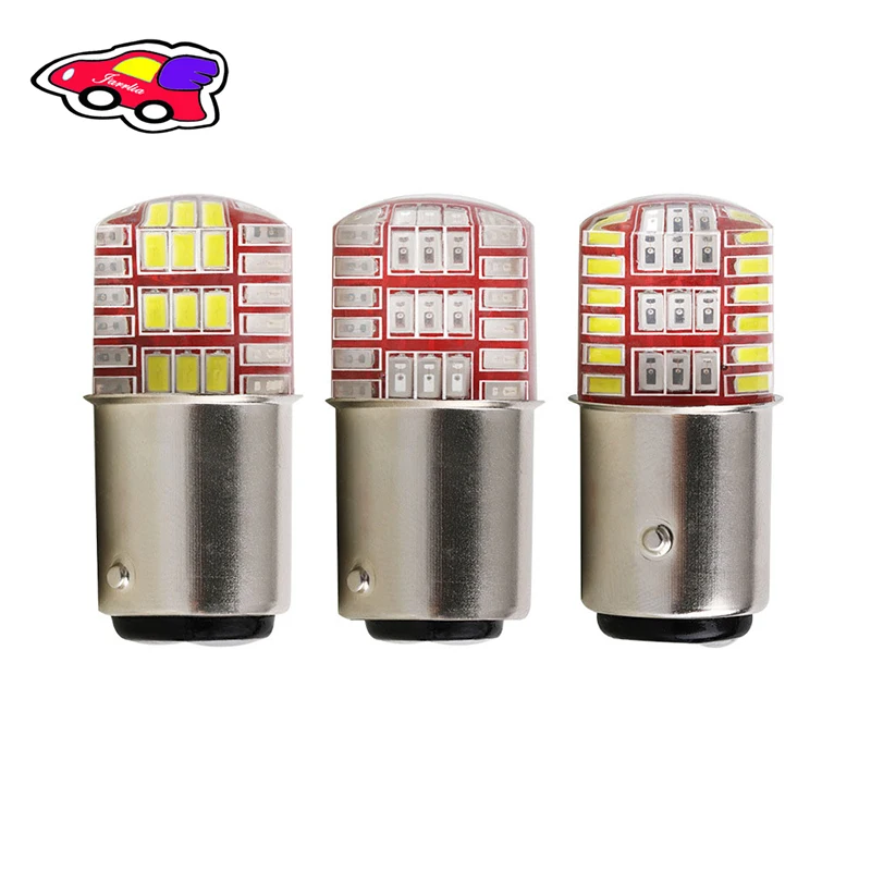 Автомобиль изменение светодиодный S25 1157 3014 42SMD Автомобильный двух-Цвет