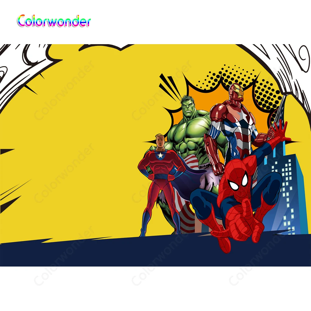 Marvel Film Superman Hulk Spider Mn Avec Ironman Photographie kdrop Bande Dessinee Fond Jaune Pour Enfant Fete D Anniversaire Banniere Aliexpress Marvel Film Superman Hulk Spider Mn Avec Ironman Photographie kdrop Bande Dessinee Fond Jaune Pour Enfant Fete D Anniversaire Banniere Aliexpress