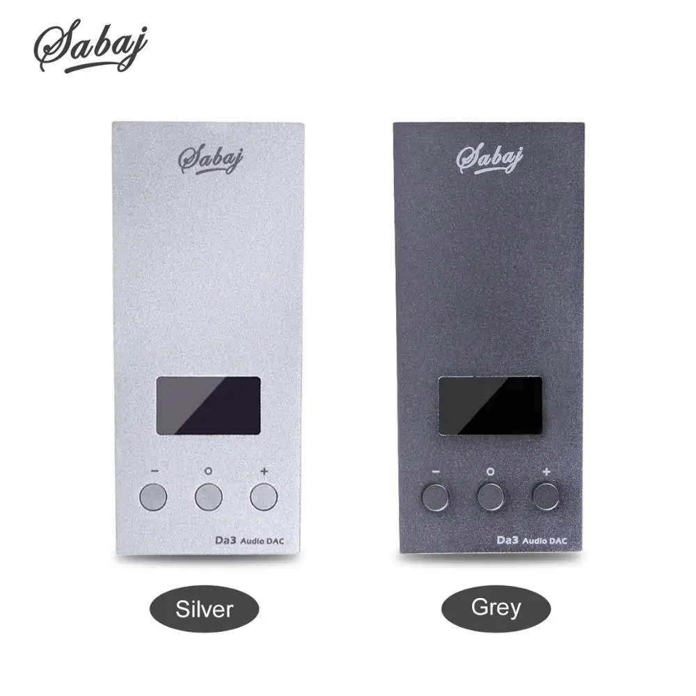  SABAJ Da3 Tiny DAC/Amplifier Hifi HI-Res Headphone Amplifier Portable USB DAC Screen Balanced Outpu