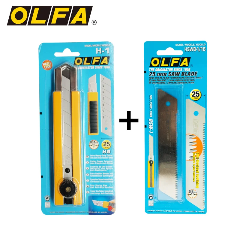 OLFA Япония режущая фреза с лезвием + режущее лезвие фреза/1B 25 мм 1 шт. комбинация