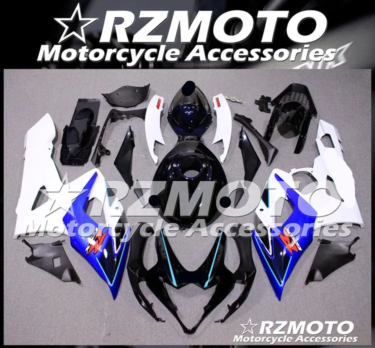 ABS мотоцикл обтекатель комплект для SUZUKI GSXR1000 K5 2005-06 год кузов литья под давлением Магазин № 1041