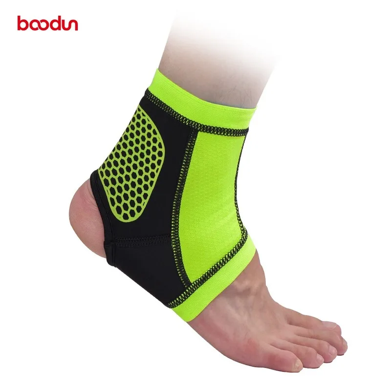 

BOODUN 1 PCS Ankle Support Non-Slip Silicone Ankle Brace Protection Breathable Gym Sports Football Anti-Sprained Ankle Protector