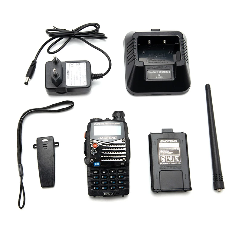 Baofeng UV-5R Dual-Band Transceiver - Black