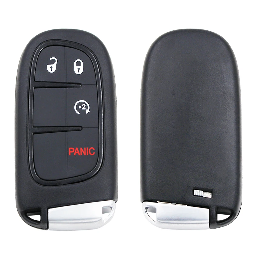 4 кнопки Smart Remote Car Key Shell чехол Корпус для Jeep Cherokee 2014 2018 RAM 1500 2500 3500 2013 2017 FCC ID: GQ4