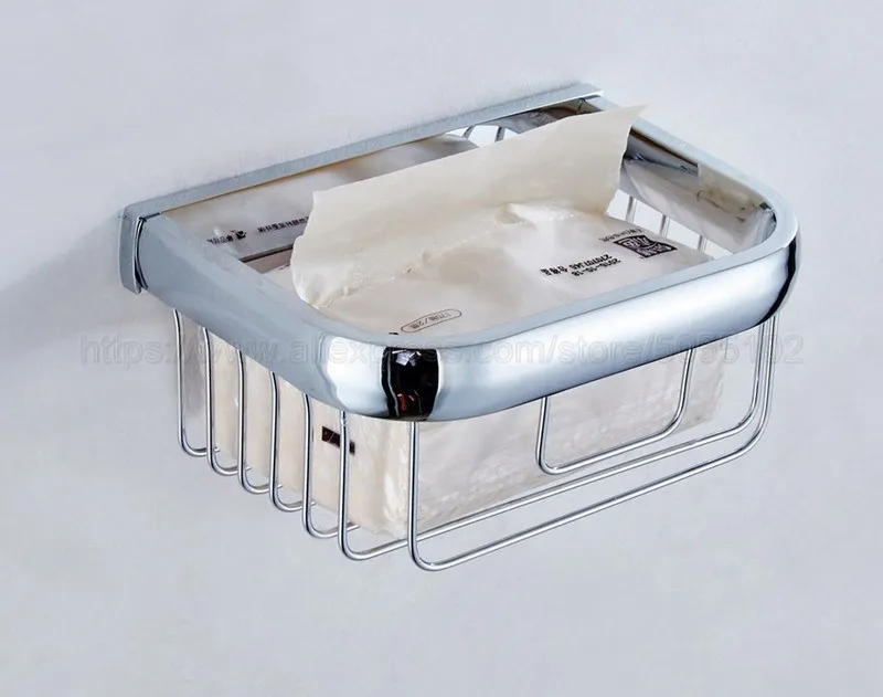 

Polished Chrome Toilet Paper Holder Brass Bathroom Roll Paper Accessory Wall Mount Toilet Tissue Paper Holder zba535