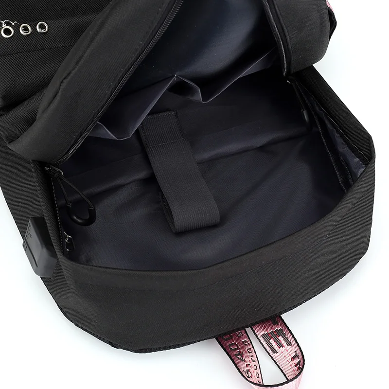 Online Kette rucksack erwachsene nette USB lade peripheren tasche für teen teenager armee bombe kpop rucksack reise 45cm 17\