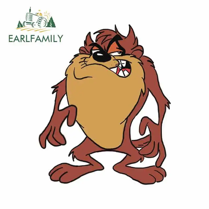 EARLFAMILY 13 см x 10 8 Автомобильная наклейка для непривычной Taz Graphics водонепроницаемая