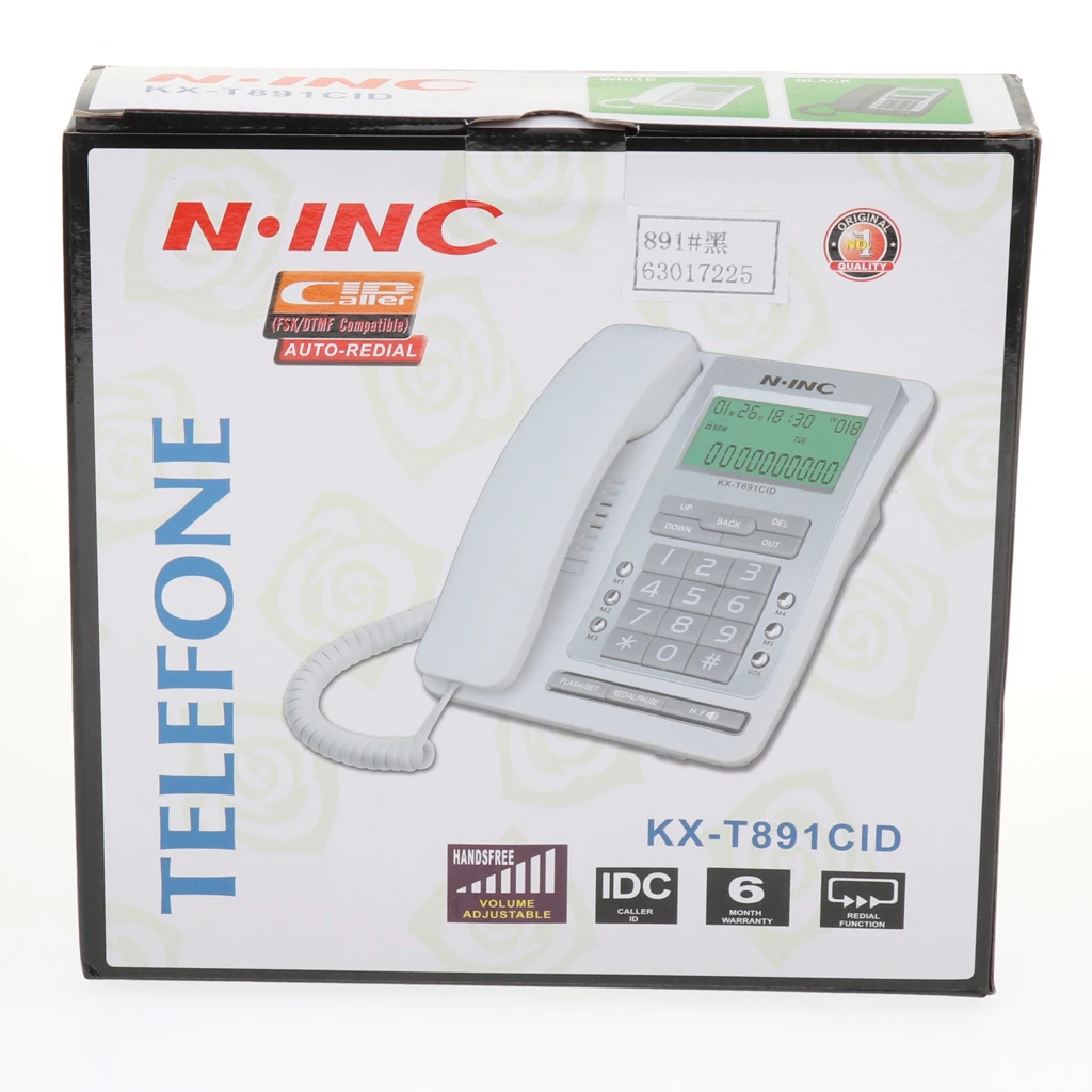 Corded Phone Home Office Business Hotel Caller ID LCD Wired Telephone