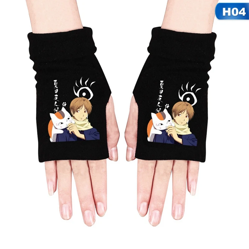 Аниме перчатки Boku No Hero Academy DATE A LIVE Demon Slayer косплей перчатки без пальцев