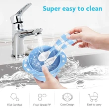 SZS Hot Baby Feeding Set, Harmless& Cartoon, Baby Suction Bowl Set, Children Tableware Set, Suction Bowl, Spoons Forks Set, Mil