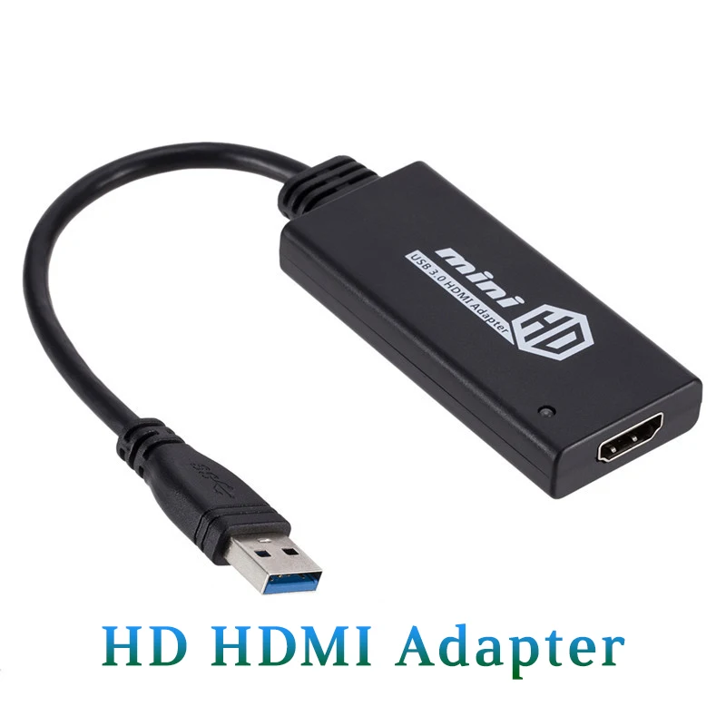 

Mini USB 3.0 to HDMI Converter USB3.0 to HDMI Graphic Adapter Multi Display Cable for PC Notebook Projector HDTV HD 1080P