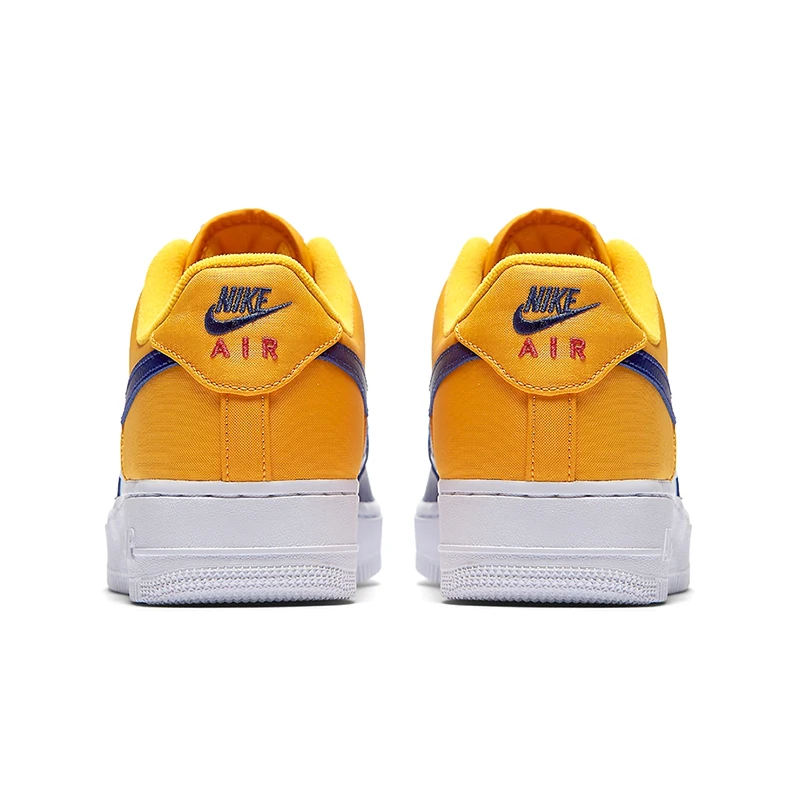 И аутентичный с Nike Air Force 1 Low мини Swoosh Для Мужчин's Скейтбординг обувь Спорт на открытом воздухе кроссовки Новое поступление 823511-601