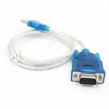 Горячий USB к RS232 последовательный порт 9 pin DB9 Кабель Kabel COM адаптер