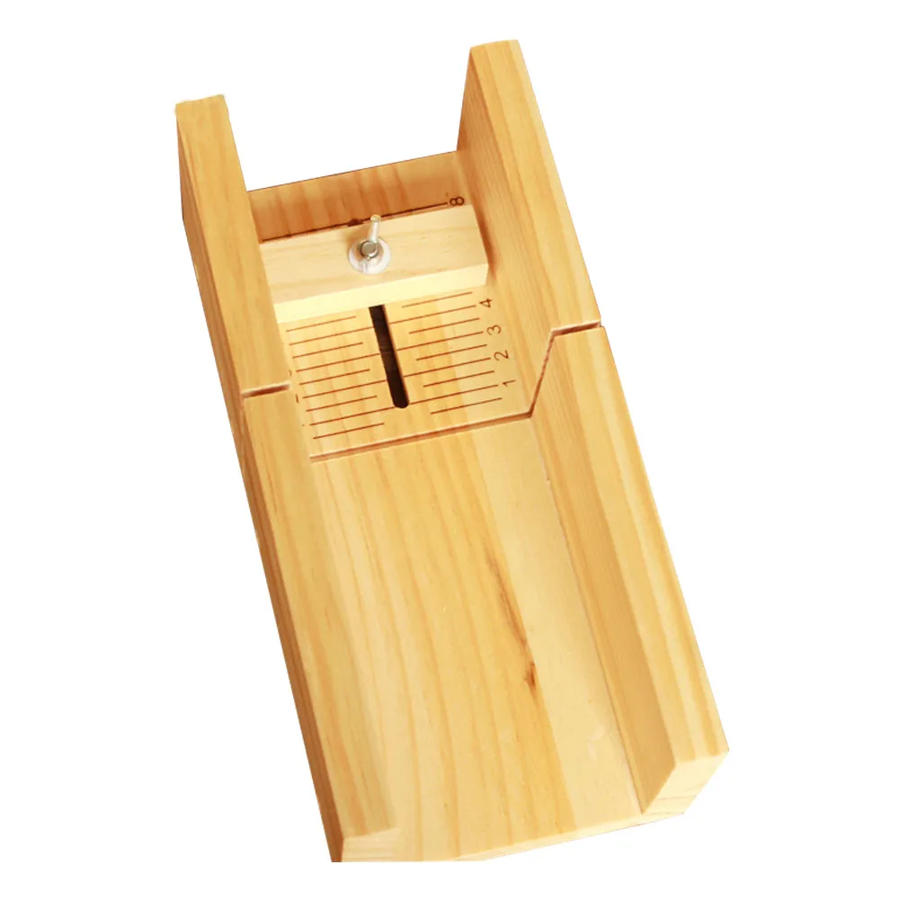 DIY Регулируемый ручной работы буханка инструменты строгальный станок деревянный ящик нож для мыла со шкалой свеча изготовление точный скошенный Многофункциональный