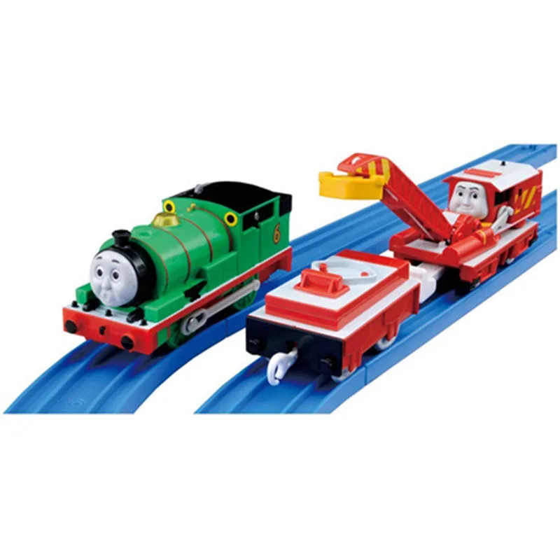 Такара TOMY поезд вагон TRACKMASTER грузовики моторизованный VICTOR ROCKY Edward Henry Gordon James Percy Hiro мальчик игрушки