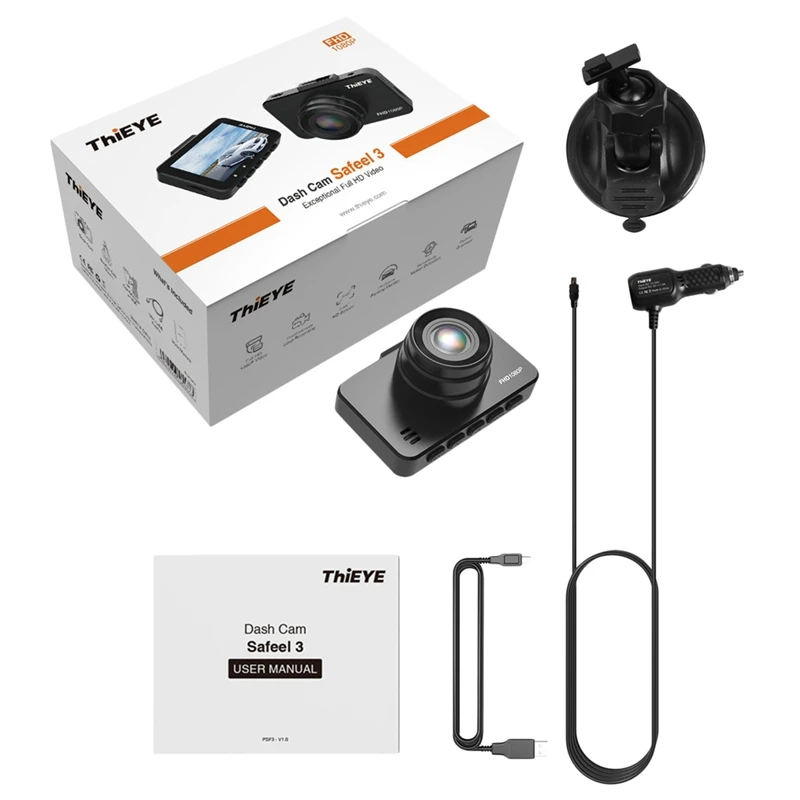 Theye Drv Dash камера Русская версия Автомобильная камера настоящая 1080P Dash Cam g-сенсор 2,45 дюйма