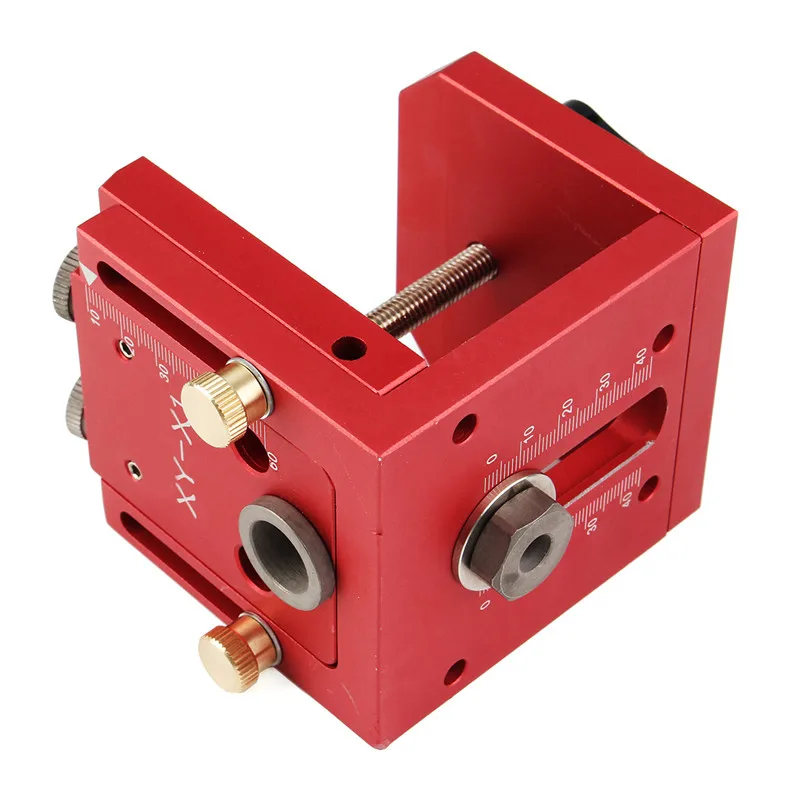 

Multi-Purpose Drill Guide for Drilling Dowel Holes and Pocket Holes Pocket Hole Drill Guide Dowel Jig Set Woodworking Joinery Ma
