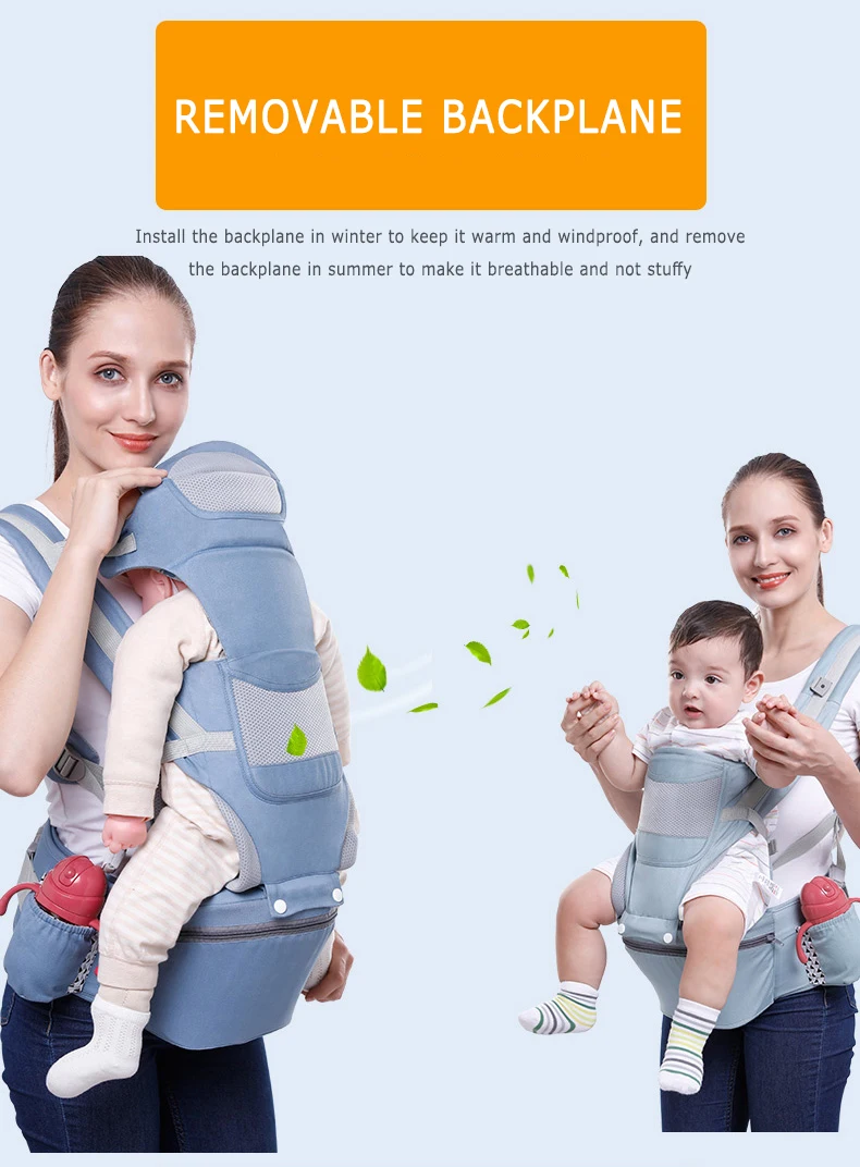 Breathable Ergonomic Baby Carrier Infant Baby Hipseat Carrier 3 In 1 Front Facing Ergonomic Kangaroo Baby Wrap Sling 0-48 Month Breathable Ergonomic Baby Carrier Infant Baby Hipseat Carrier 3 In 1 Front Facing Ergonomic Kangaroo Baby Wrap Sling 0-48 Month