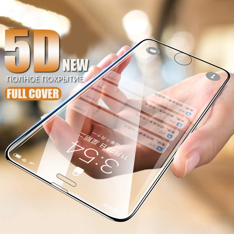 Новинка, 5D закаленное стекло, для iPhone 8 Plus, Защитное стекло для iPhone 7 Plus X 11 Pro Max HD, стекло для экрана iPhone 6 6s Plus