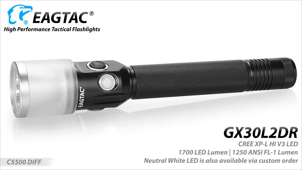 EAGTAC GX30L2R диффузор супер яркий умный перезаряжаемый светодиодный светильник-вспышка для охоты, кемпинга, светильник с батареей в комплекте 530 ярдов