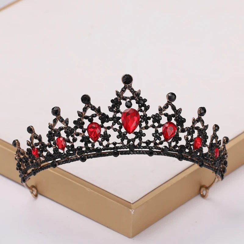 Baroque Vintage Tiara And Crowns Crystal Rhinestone Wedding Hair Accessories Queen Princess Crown More Design Head Jewelry