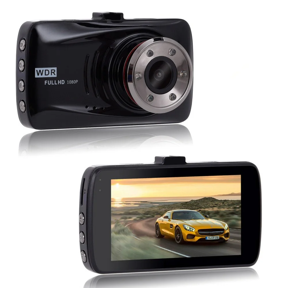 Автомобильный видеорегистратор камера для вождения 3 0 дюймовый HD ЖК экран 1080P