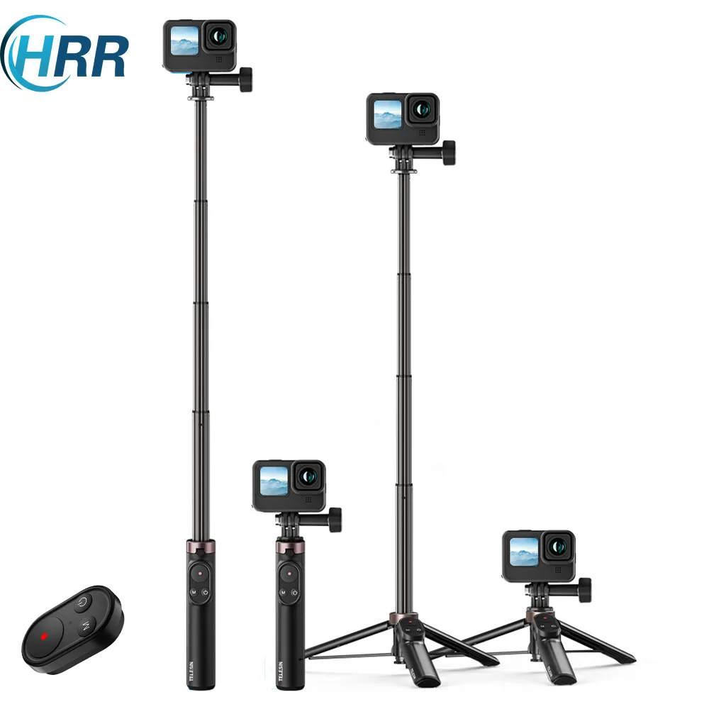 Новая селфи-палка штатив с дистанционным управлением для Gopro Hero 10/9/8 переносной