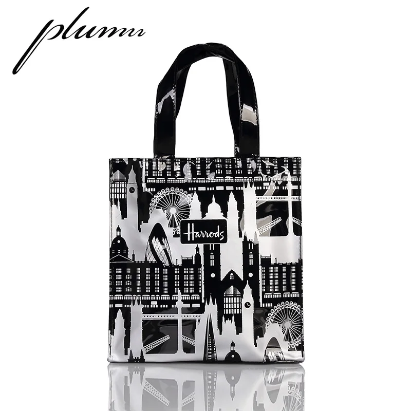 

Plumn London Style PVC Waterproof Shopping Bag Storage Bag Men's and Women's Handbag Shoulder Bag