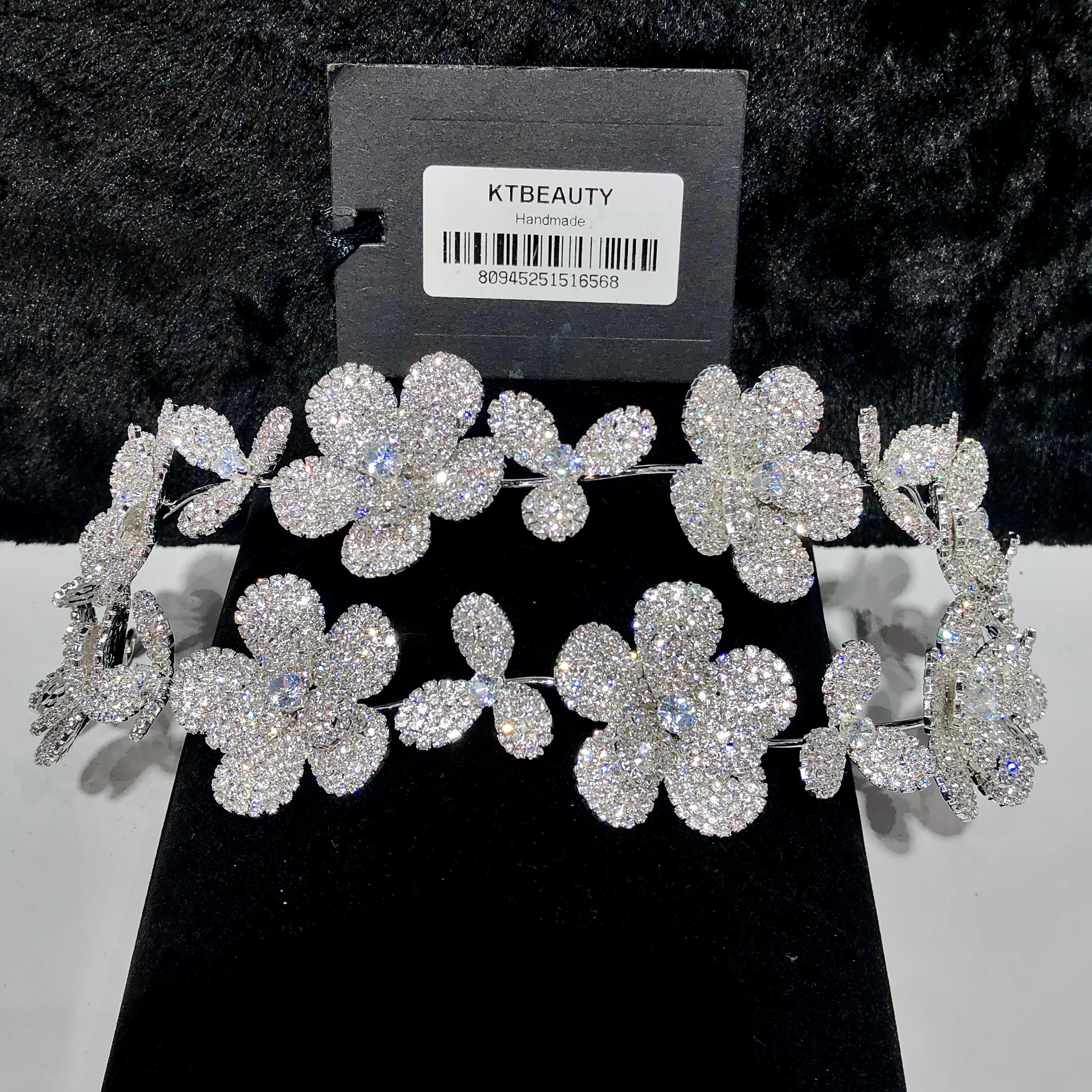 New Rhinestone Tiara Bigger Size Silvery/Gold Flexible Royal Bridal Wedding Dressing Crown Accessory Women Jewelry | Украшения и