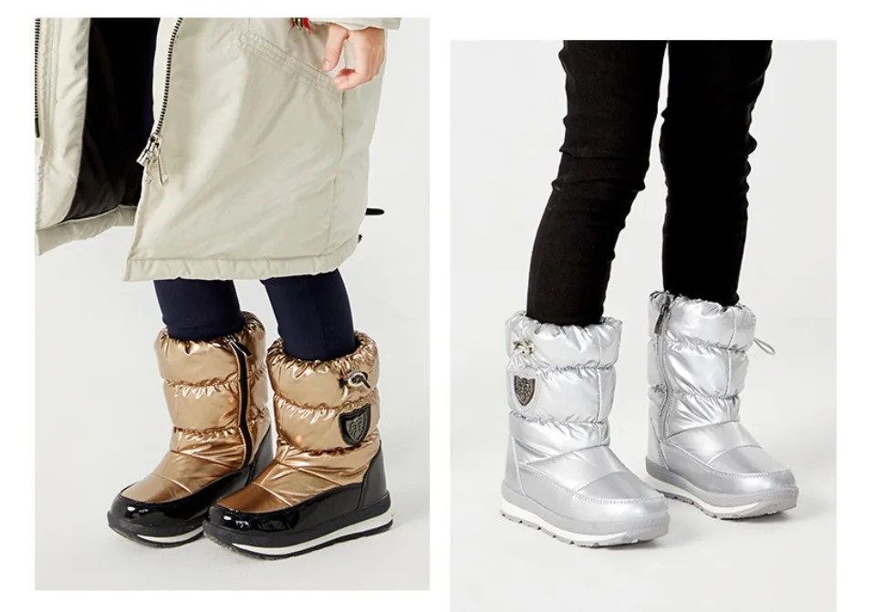 Модная обувь для девочек; Зимние ботильоны; шерстяная детская обувь для России; детские зимние ботинки; водонепроницаемые кроссовки для студентов; детские ботинки