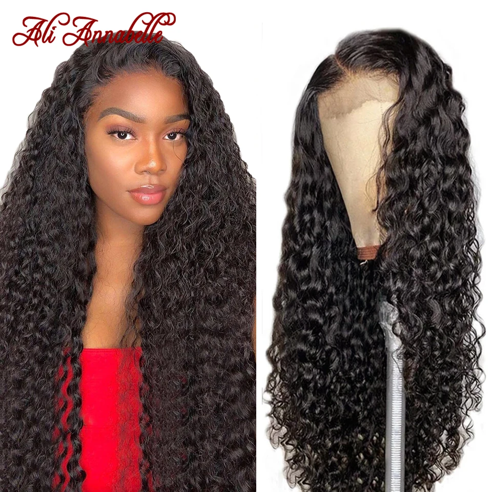 Good Value Wigs Human-Hair Water-Wave Lace-Front Ali Annabelle Hairline Preplucked Brazilian 13x4 bVnQmYZGg