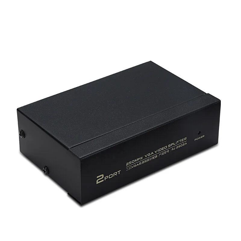 HD VGA splitter 2 port bandwidth Display simultaneously 250MHz computer TV split screen VGA one minute 1 HD VGA splitter 2 port bandwidth Display simultaneously 250MHz computer TV split screen VGA one minute 2