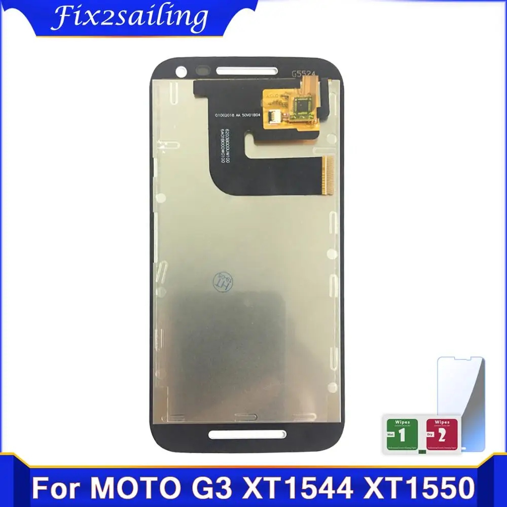 LCDS для Motorola MOTO G3 G 3rd Gen XT1544 XT1550 XT154 ЖК дисплей сенсорный экран дигитайзер сборка