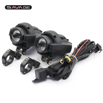 

Front Headlight Aux Lights Combination Fog Lamp Assembly 25mm Bracket Supporter Universal Motorcycle Accessories High Brightness