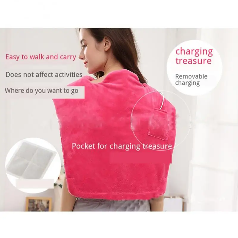  Smart Heating Shoulder Back Neck Massager Electric Moxibustion Cervical Massage Shawl Hot pack Keep - 4000480066992