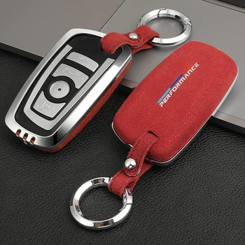

New Arrival Suede Leather Car Protective Key Case For BMW 1 2 3 4 5 6 7 Series E70 E71 F30 F34 F10 F20 G30 F22 F25 F26 F15 F16