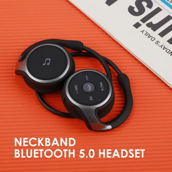 

Bluetooth 5.0 Sports Running Headphones Portable Wireless Earphones with Noise Cancelling Support TF FM for iPhone Samsung