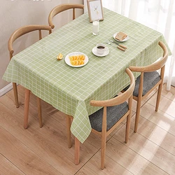Blue Table Cloth PVC Waterproof Oilproof Dining Tablecloth Kitchen Decorative Rectangular Coffee Cuisine Party Table Cover Blue Table Cloth PVC Waterproof Oilproof Dining Tablecloth Kitchen Decorative Rectangular Coffee Cuisine Party Table Cover