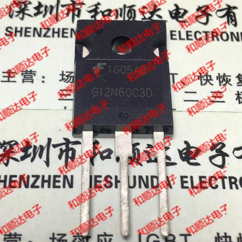 10pcs/lot G12N60C3D HGTG12N60C3D brand new stock TO-247 | Электроника