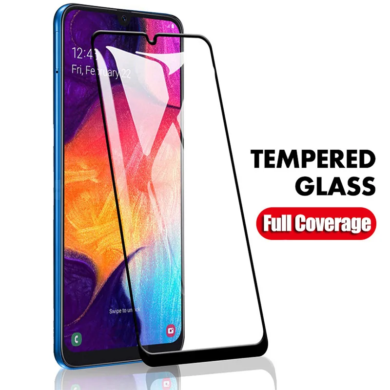 

for samsung Galaxy A 50 A30 A20 A40 A70 tempered glass screen protector for samsung A50 A 10 20 30 40 60 80 90 protective film