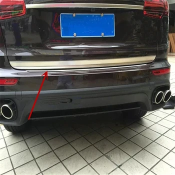 

WELKINRY For PORSCHE Cayenne 2nd Generation facelift 2015 2016 2017 2018 2019 rear tail car box gate back door trunk boot trim